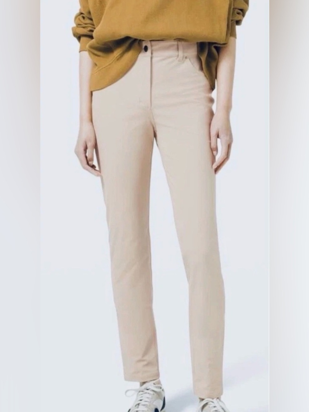 NWOT Lululemon City Sleek 5 Pocket, khaki color,
 Size 6